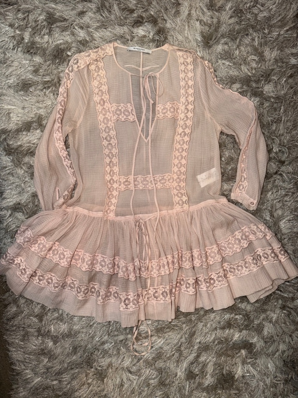 Givenchy Sheer Mini Dress